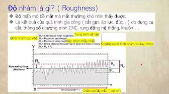 Đào tạo GD&T - Cách phân biệt Độ nhám - trên máy đo