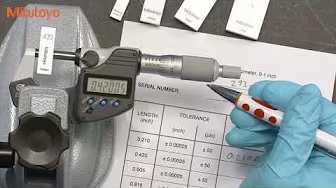 Hiệu Chuẩn Panme - Đo Ngoài Mitutoyo Bằng Block Gauge - Hiệu chuẩn 3d